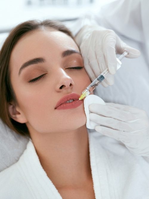 Lip,Augmentation.,Woman,Getting,Beauty,Injection,For,Lips